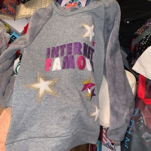 Justice sweater for girls size 10/12